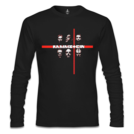 Rammstein Siyah Erkek Sweatshirt