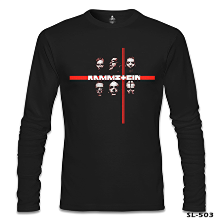 Rammstein Siyah Erkek Sweatshirt