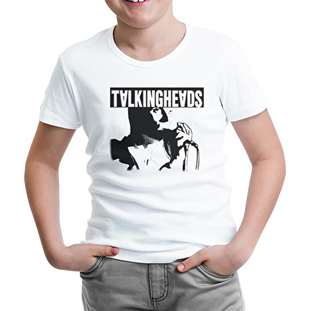 Talkingheads - Mikrofon Beyaz Çocuk Tshirt