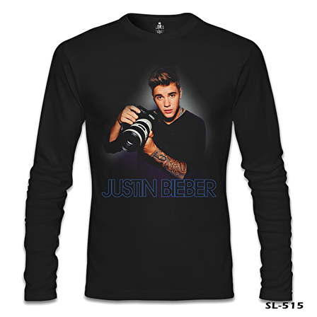 Justin Bieber - Paparazzi Siyah Erkek Sweatshirt