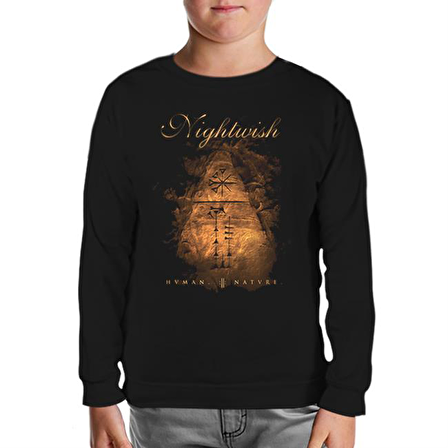 Nightwish - Natvr Siyah Çocuk Sweatshirt