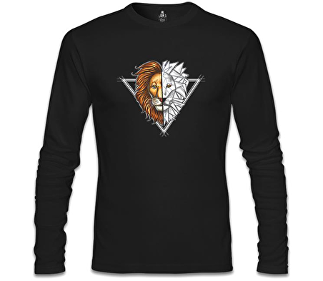 Aslan Triangle Siyah Erkek Sweatshirt