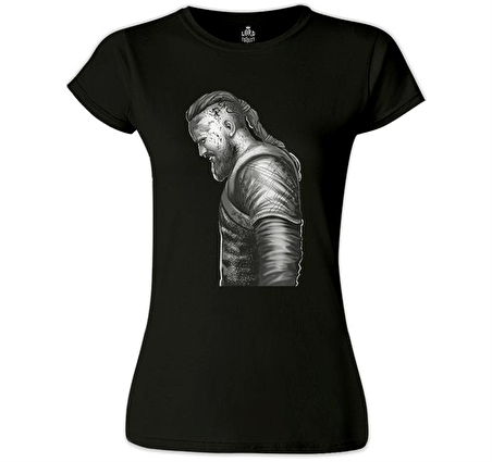 Vikings - Ragnar III Siyah Bayan Tshirt
