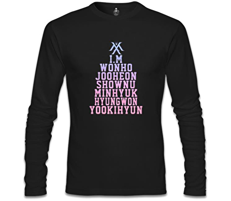 Monsta X - I.M Siyah Erkek Sweatshirt