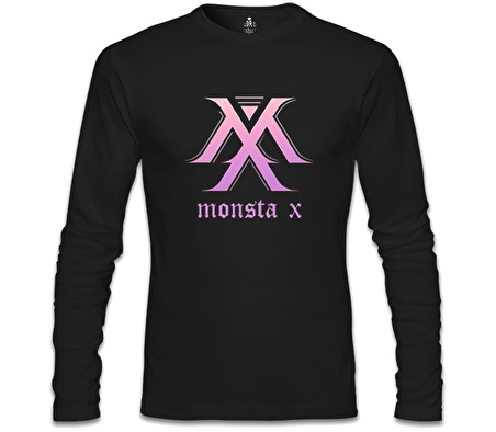 Monsta X - MX Siyah Erkek Sweatshirt