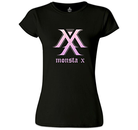 Monsta X - MX Siyah Bayan Tshirt