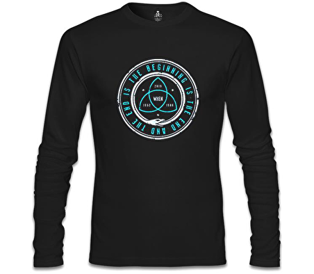 Dark - Timeline Siyah Erkek Sweatshirt