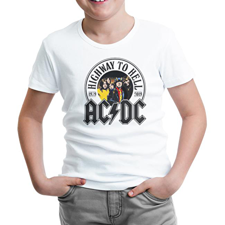 AC DC - 1979 Beyaz Çocuk Tshirt