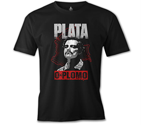 Narcos - O Plomo Siyah Erkek Tshirt