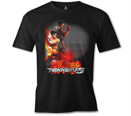 Tekken 5 - Punch Siyah Erkek Tshirt