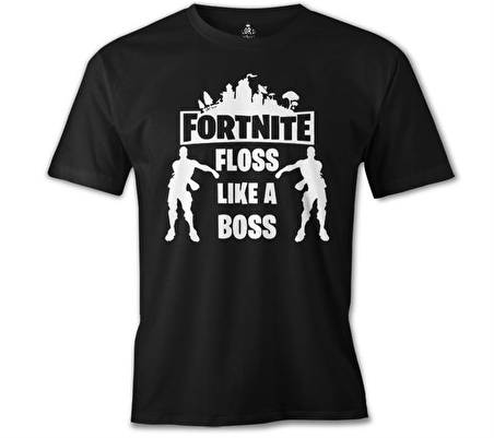 Fortnite - Like a Boss Siyah Erkek Tshirt