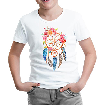 Düş Kapanı - Furry Beyaz Çocuk Tshirt