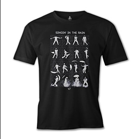 Singin In The Rain Siyah Erkek Tshirt