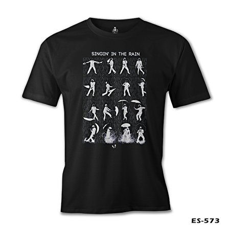 Singin In The Rain Siyah Erkek Tshirt