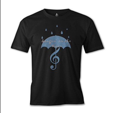 Singin In The Rain - 2 Siyah Erkek Tshirt