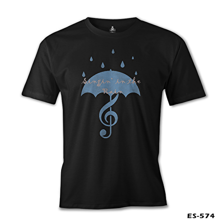 Singin In The Rain - 2 Siyah Erkek Tshirt