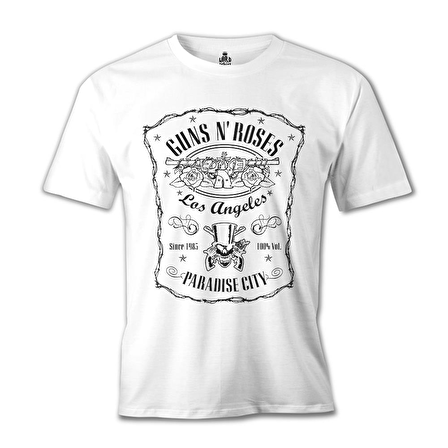 Guns N'Roses - Paradise City Beyaz Erkek Tshirt