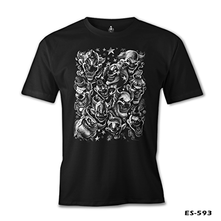 Clown Siyah Erkek Tshirt