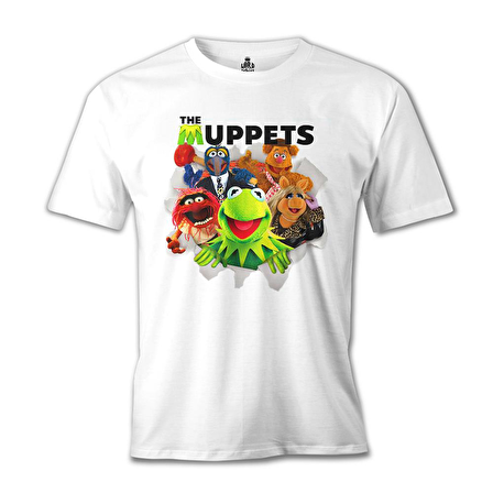 The Muppets Beyaz Erkek Tshirt