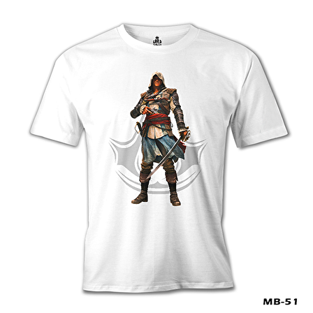 Assassin's Creed IV - Black Flag Beyaz Erkek Tshirt