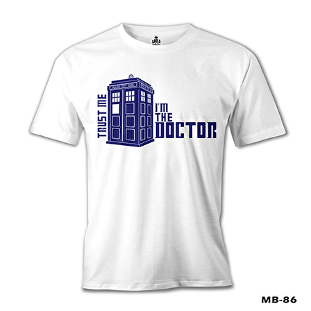 Doctor Who - Trust Me I'm The Doctor Beyaz Erkek Tshirt