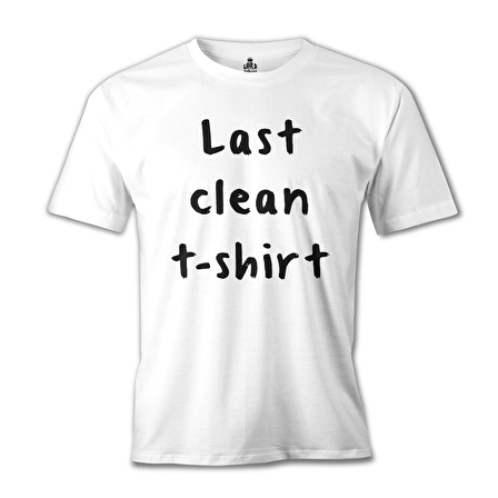 Last Clean Tshirt Beyaz Erkek Tshirt