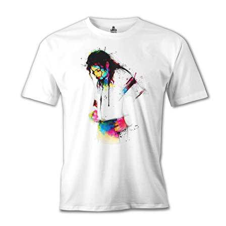 Michael Jackson Beyaz Erkek Tshirt