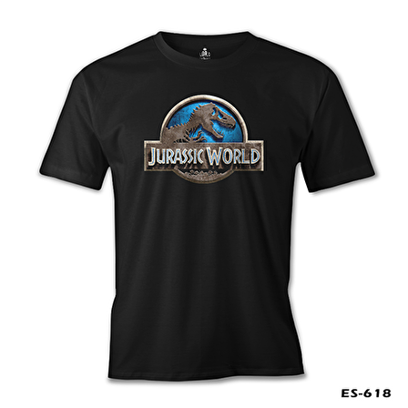 Jurassic World Siyah Erkek Tshirt