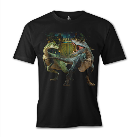 Jurassic World II Siyah Erkek Tshirt