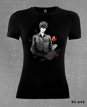 Death Note - Bad Apples Siyah Bayan Tshirt