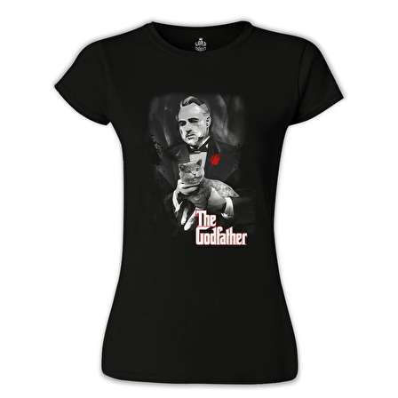 The Godfather Siyah Kadın Tshirt