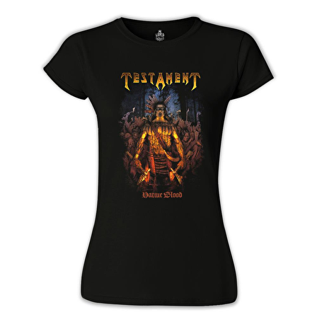 Testament - Native Blood Siyah Bayan Tshirt