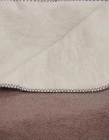 Çift Kişilik Düz Pamuklu Battaniye çift taraflı  200 x 220