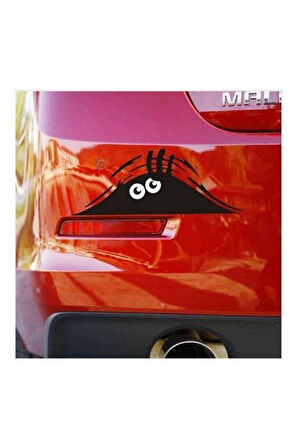 Meraklı Gözler Oto özel yeni sticker Siyah 19*7 Cm MİXGİFTZ