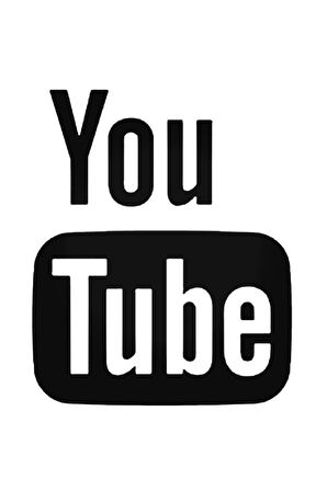 Youtube 2 Oto özel yeni sticker 20 Cm MİXGİFTZ