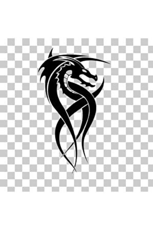 Ejderha Yakıt Depo Kapağı Oto özel yeni sticker Siyah 15*10 Cm MİXGİFTZ