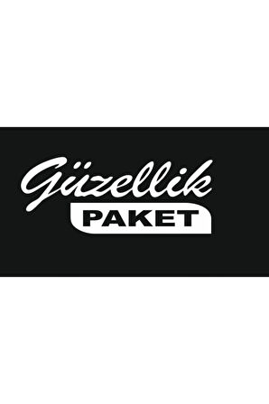 Güzellik Paket Oto Cam özel yeni sticker Beyaz 20*7 Cm MİXGİFTZ