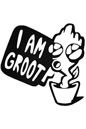 Guardians Baby Groot özel yeni sticker Oto 20 Cm MİXGİFTZ
