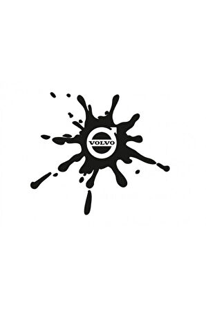 Volvo Damla Görünümlü sticker Yakıt Deposu Depo Kapağı özel yeni sticker 2 Adet 12*10 Cm MİXGİFTZ