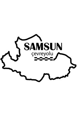 Samsun Çevreyolu özel yeni sticker 12*9 Cm MİXGİFTZ