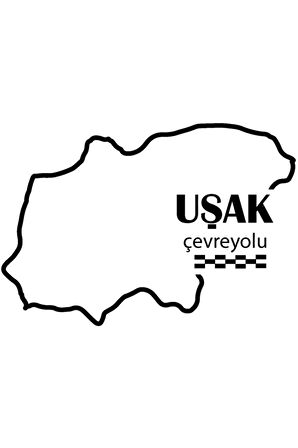 Uşak Çevreyolu özel yeni sticker 12*9 Cm MİXGİFTZ