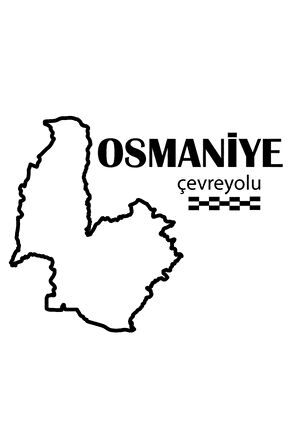 Osmaniye Çevreyolu özel yeni sticker 12*9 Cm MİXGİFTZ
