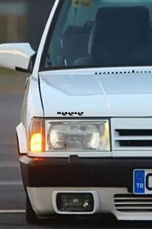 Maşallah Yazısı Oto özel yeni sticker 2 Adet Siyah 12*2 Cm MİXGİFTZ