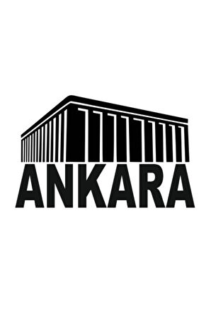 Anıtkabir Ankara Oto özel yeni sticker Siyah 14*9 Cm MİXGİFTZ