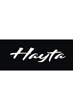 Hayta Oto özel yeni sticker Beyaz 20*10 Cm MİXGİFTZ
