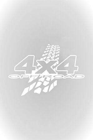 Off Road 4X4 Oto özel yeni sticker 25 Cm MİXGİFTZ