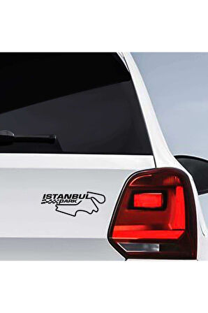 İstanbul Park Harita Rally Oto özel yeni sticker25*10 Cm MİXGİFTZ