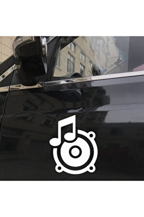Müzikal Cd Tasarımı Oto Cam özel yeni sticker 2 Adet 18*15 Cm MİXGİFTZ