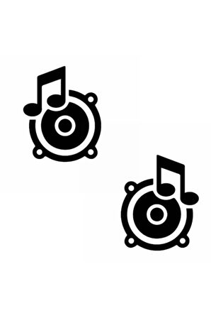 Müzikal Cd Tasarımı Oto Cam özel yeni sticker 2 Adet 18*15 Cm MİXGİFTZ