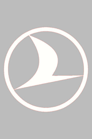 Türk Hava Yolları özel yeni sticker Beyaz 8*8 Cm MİXGİFTZ